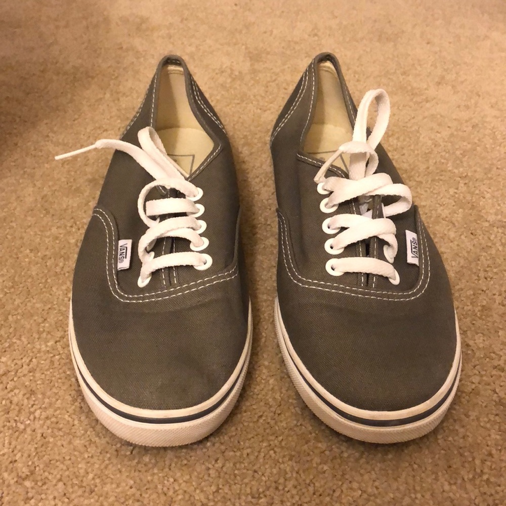 Grey Vans Size 8